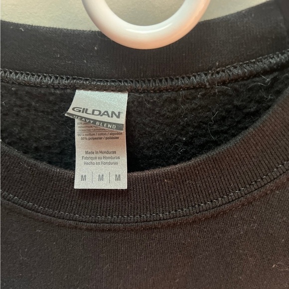 Gildan black the viall files how can i help? crewneck sweatshirt size M - Picture 2 of 6